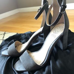 Vince Camuto Dark gray ankle strap  heel sandal